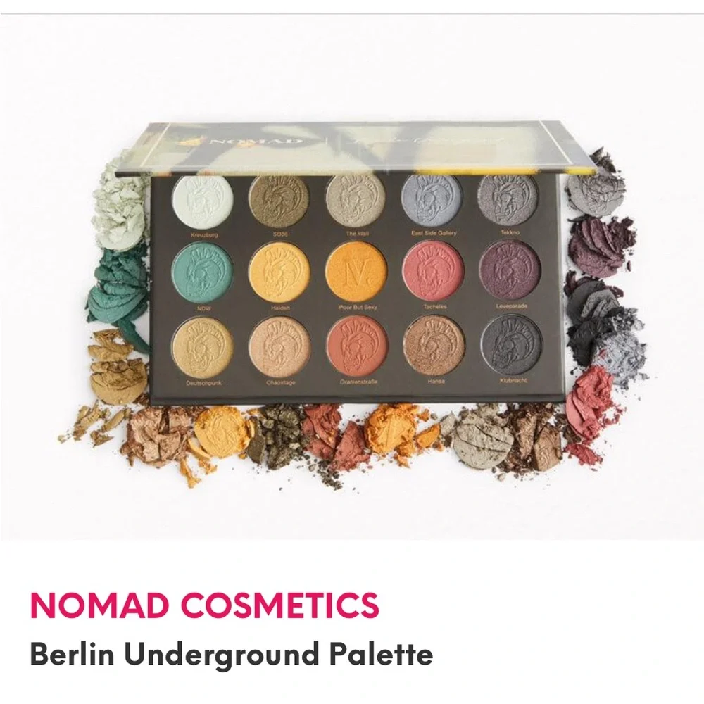 Nomad Cosmetics “Berlin underground” eyeshadow palette NEW - Picture 2 of 13